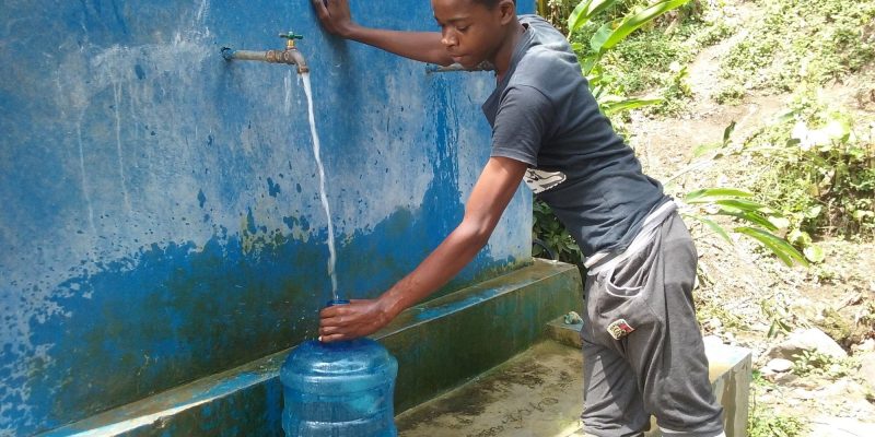 Création et connexion du service d&rsquo;eau potable – Petite Rivière de l&rsquo;Artibonite