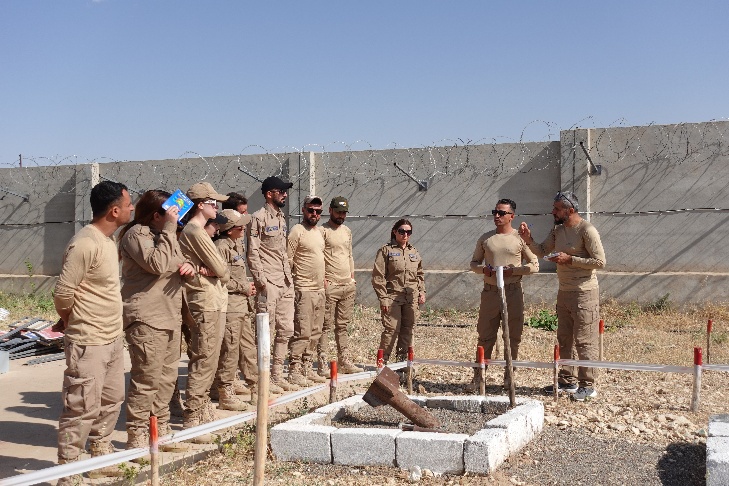 Opération de déminage à Sinjar