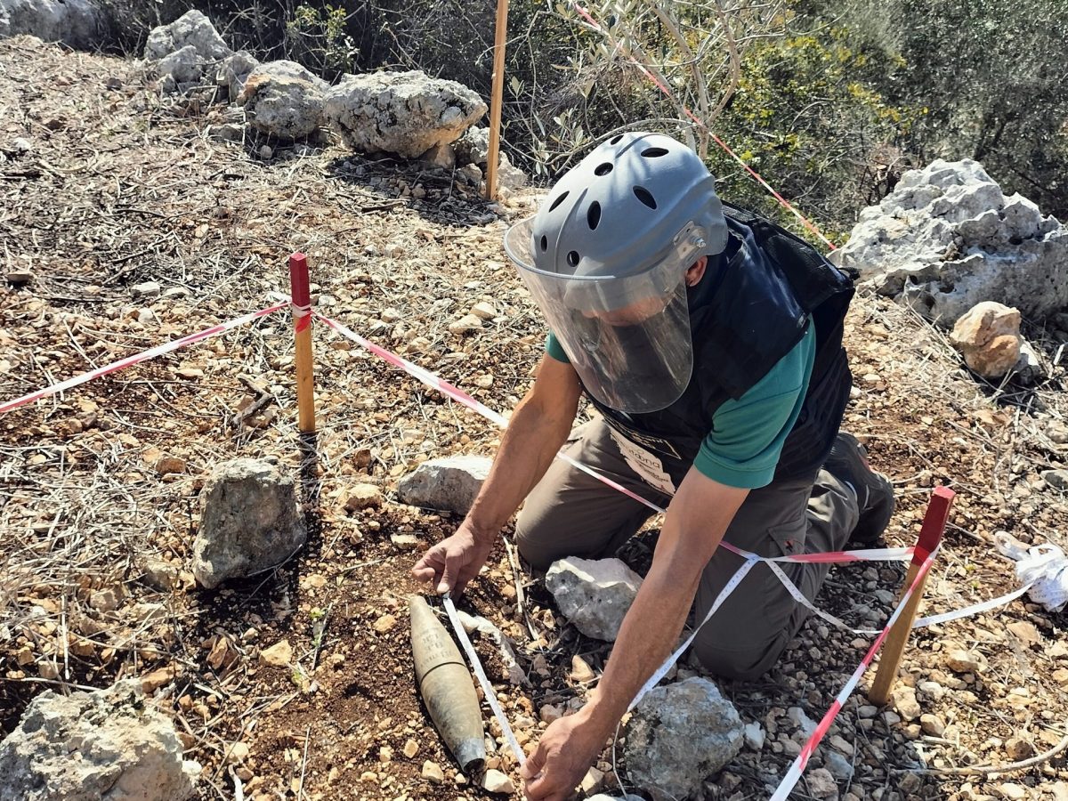 SUD-LIBAN Équipe Beeatoona en opération de déminage