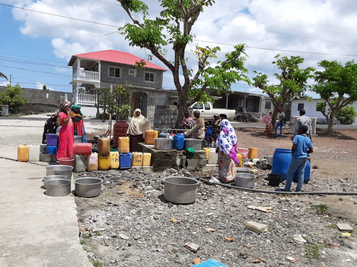 Comores : chantier d'adduction d'eau mené avec la Communauté urbaine de Dunkerque