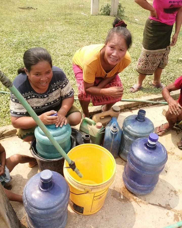 Projet d'accès à l'eau au Laos financé par le mécénat d'entreprise