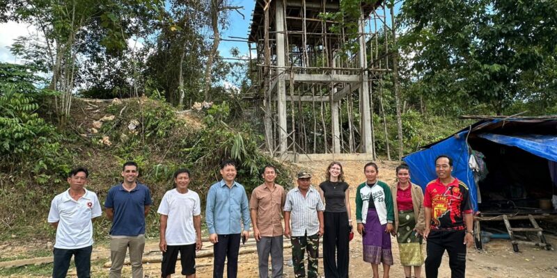 Access to drinking water and sanitation for three villages in the Nam Ngum basin
