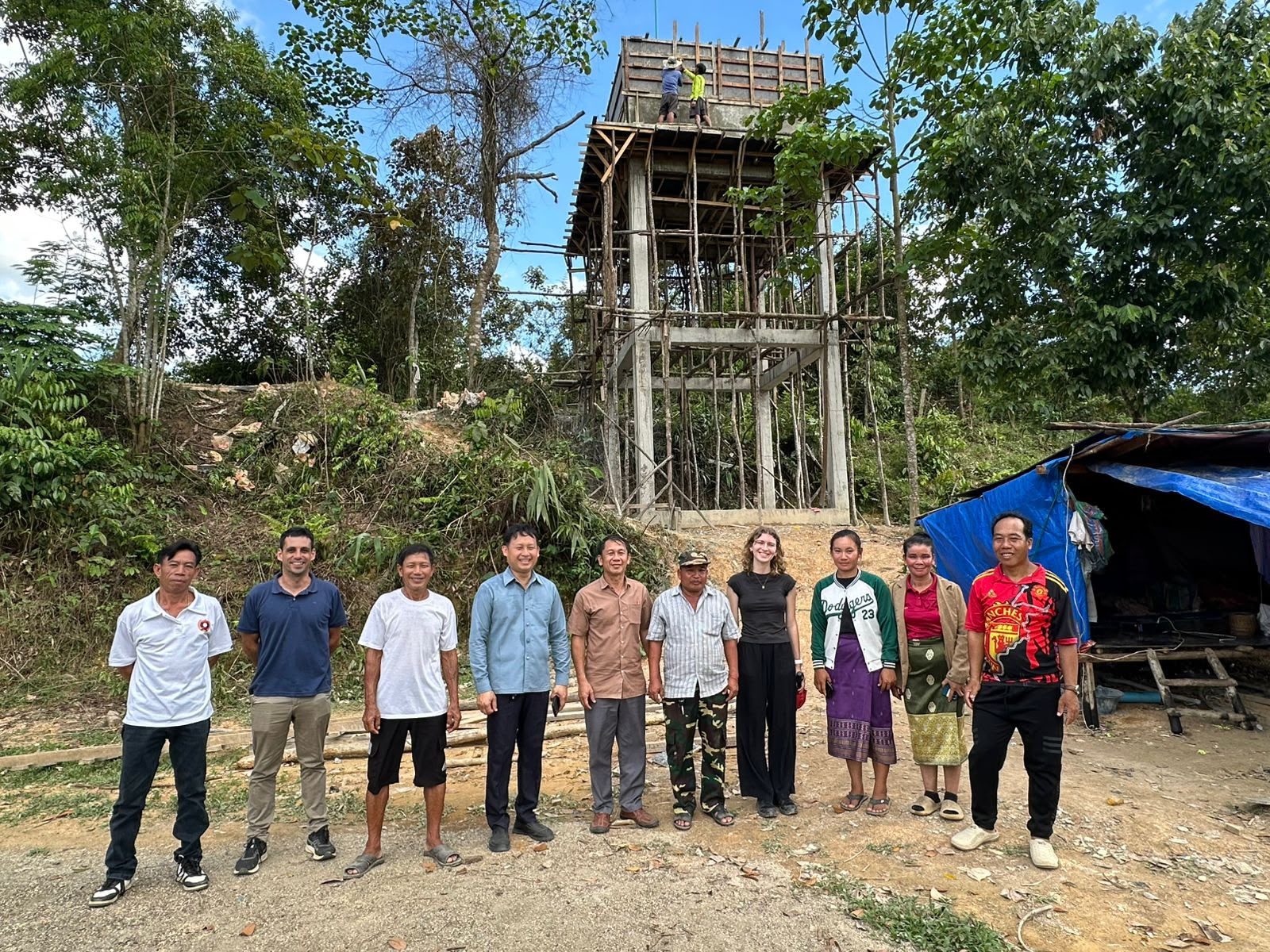 Access to drinking water and sanitation for three villages in the Nam Ngum basin