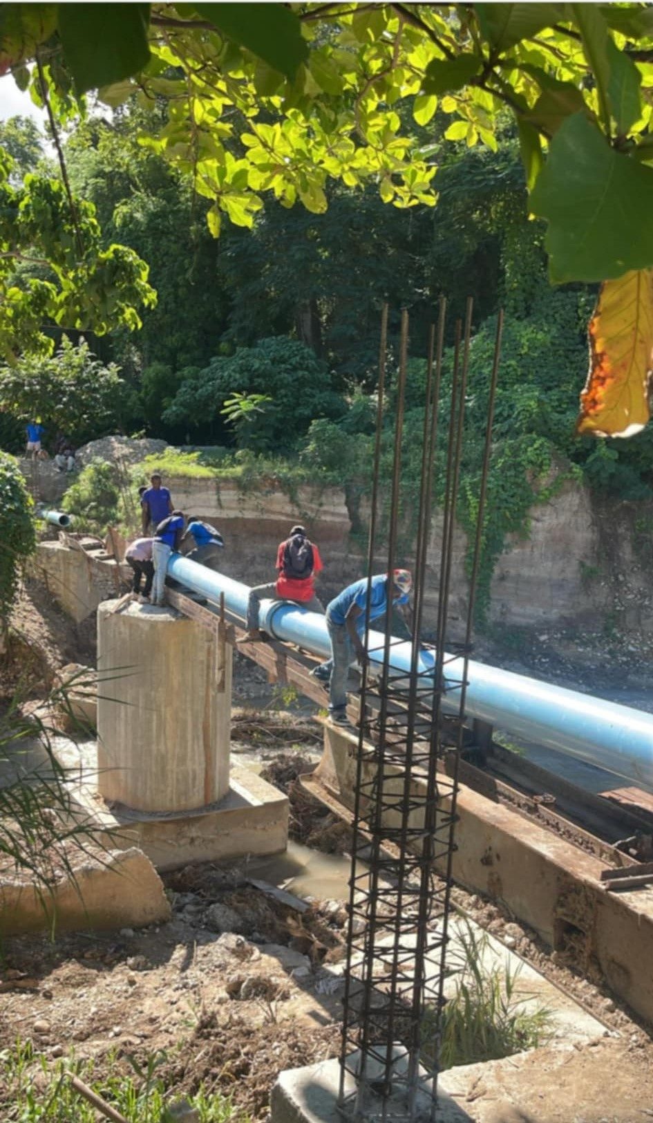 Réhabilitation du réseau d&rsquo;eau de Saint-Marc, phase 2