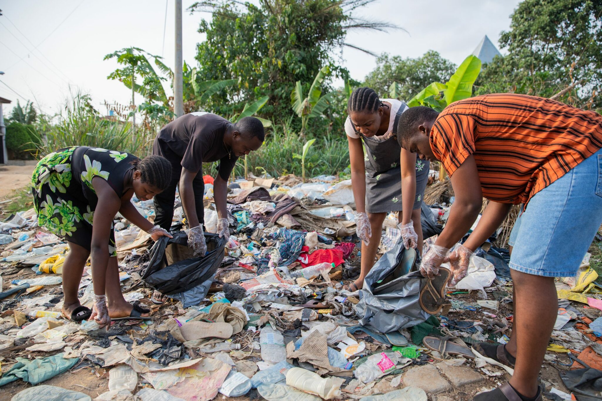 Sensibilisation au tri et ramassage des déchets – Dakar
